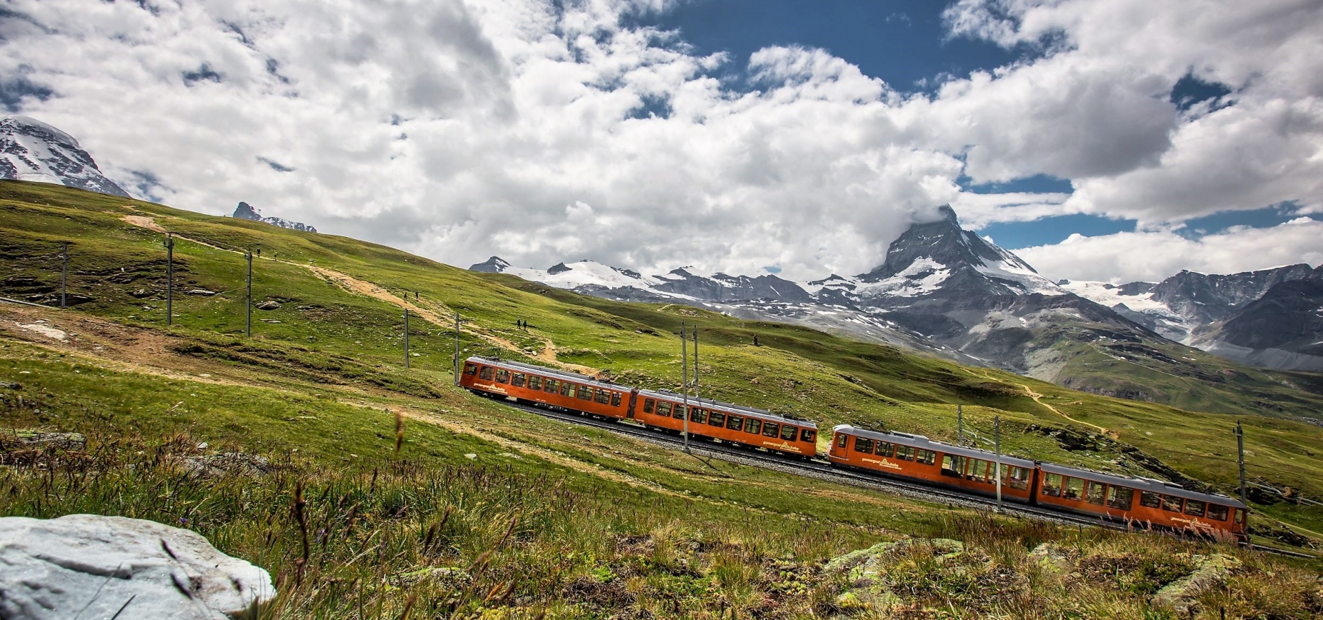 The Gornergrat Railway landscape