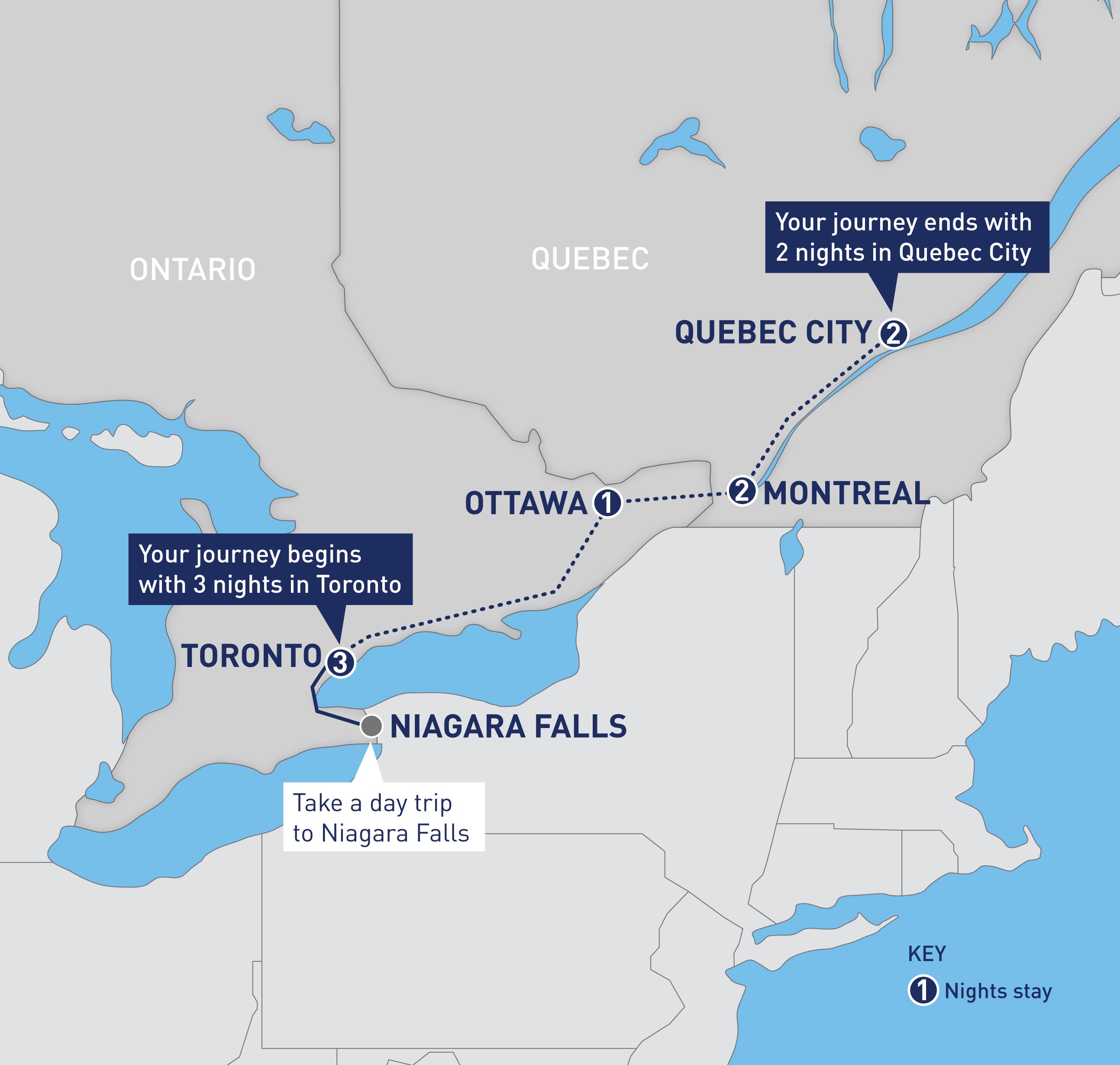 Eastern Canada Rail Journey Railbookers