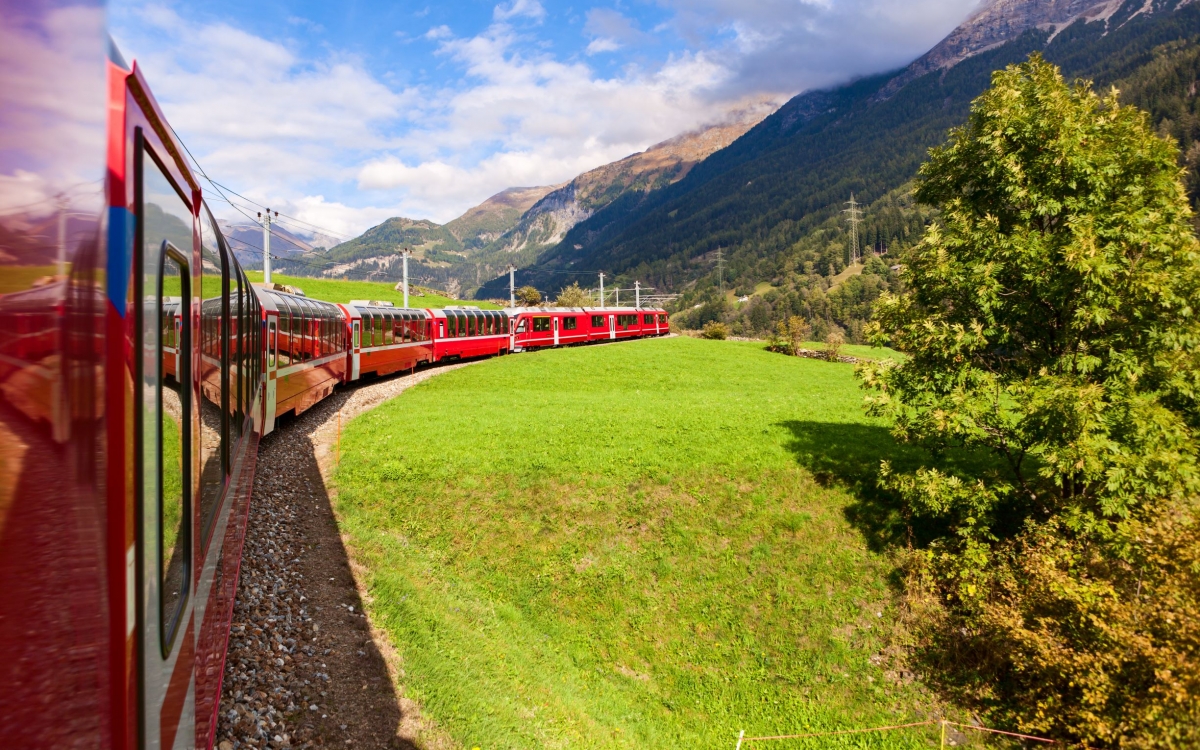 Bernina Express Train